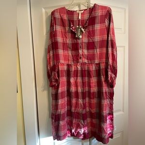 Matilda Jane Clothing You & Me dress size L NWT